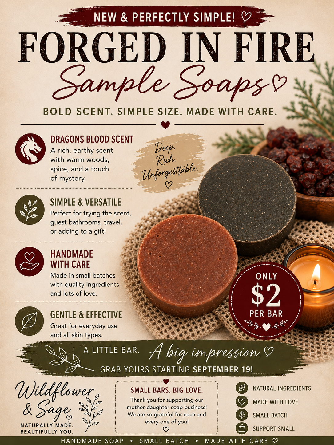 Forged in FIre Sample Soap