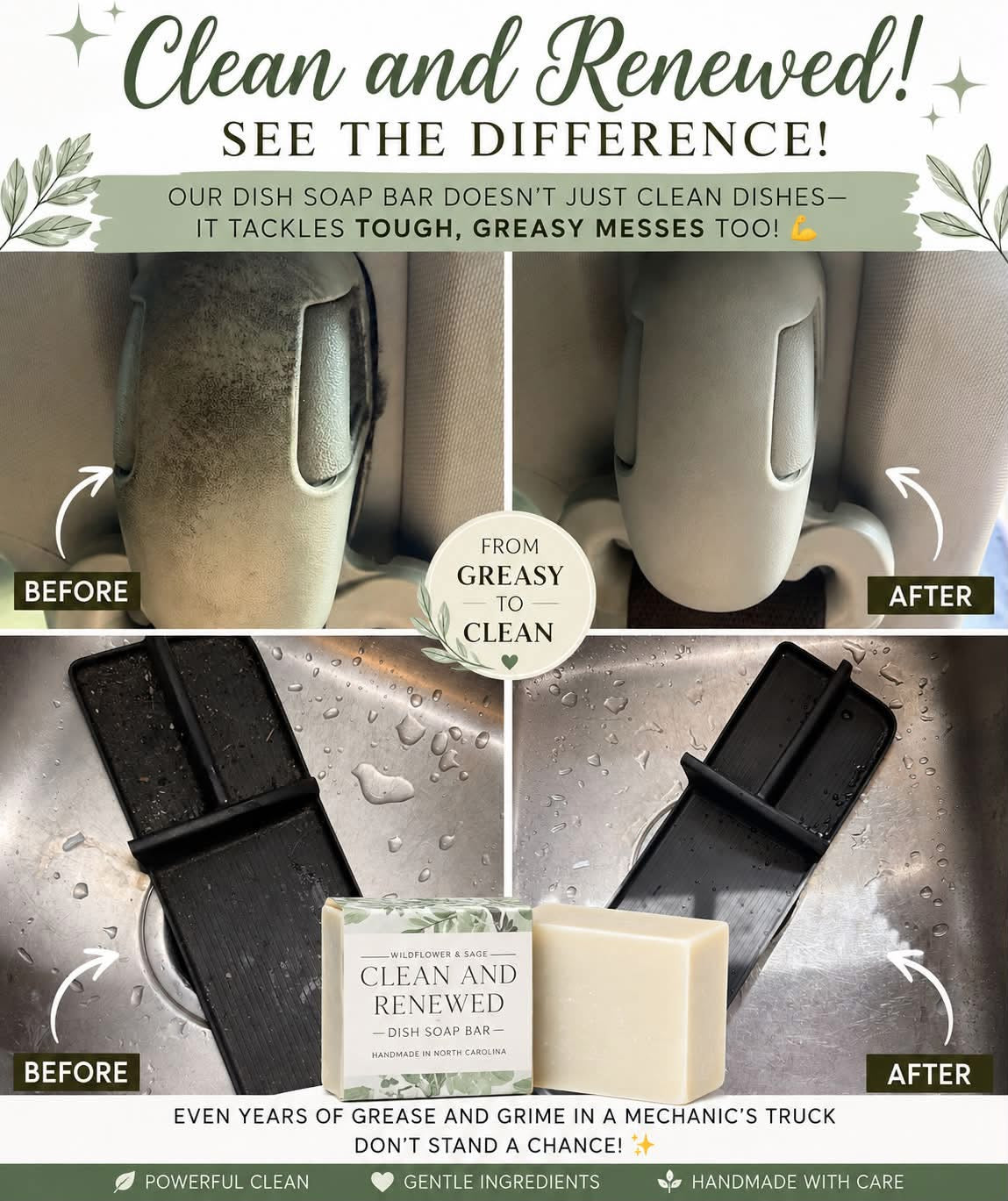 Cleaned and Renewed Soap
